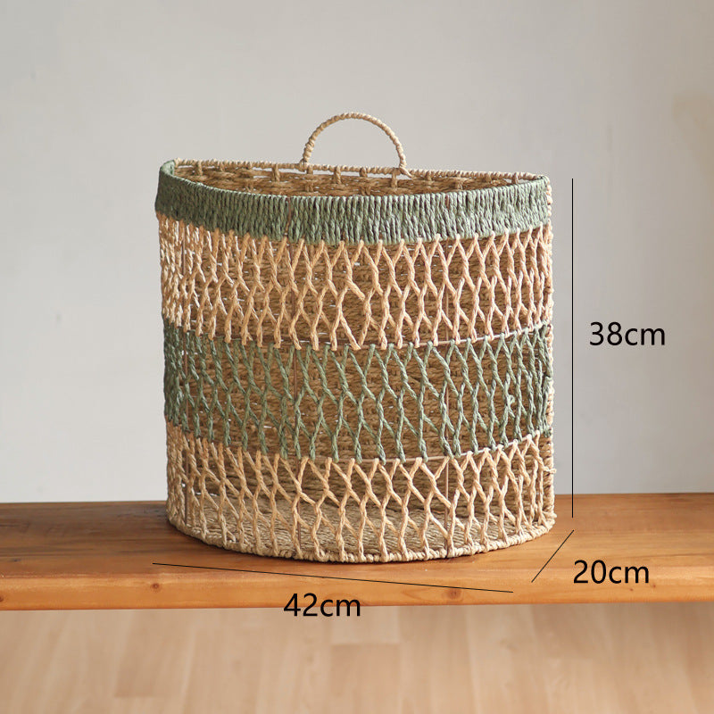Storage basket with handwoven design Kalsten