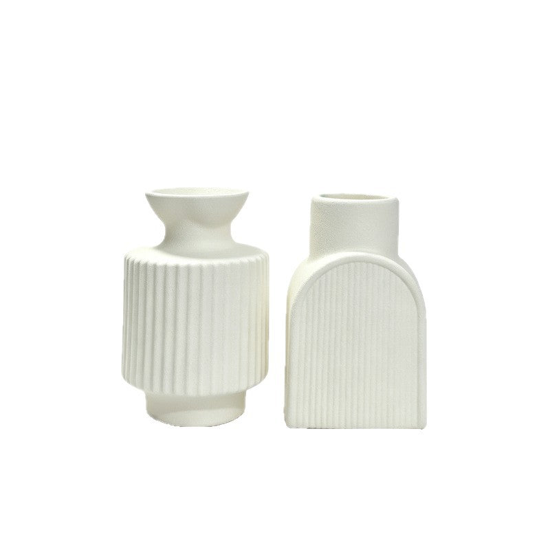 Stylish Textured Ceramic Flower Vase Kalsten
