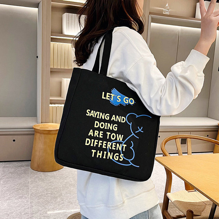 Playful Graphic Tote Bag