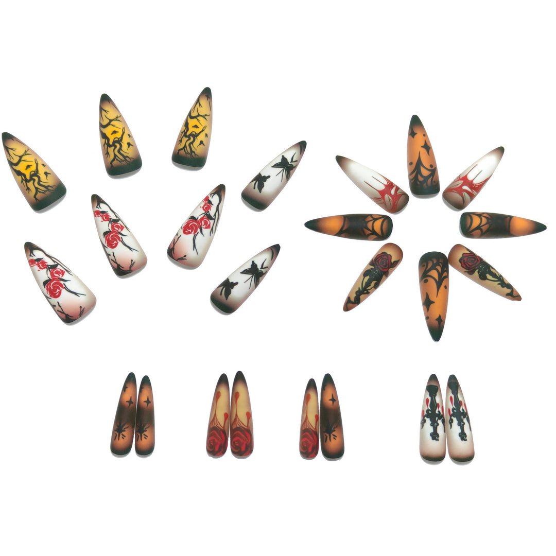 Artificial nails with Halloween motifs Kalsten
