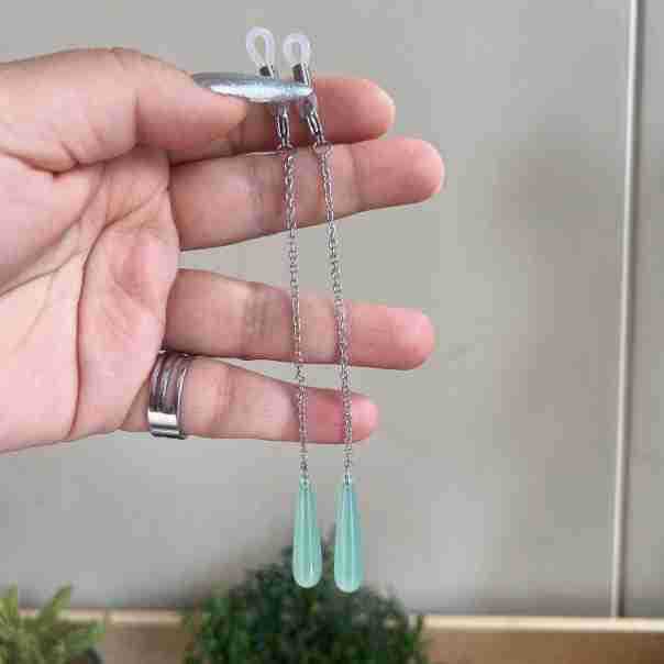 Artisan Leaf Design Dangle Earrings Kalsten