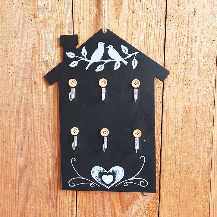 Decorative Wall-Mounted House-Shaped Organizer