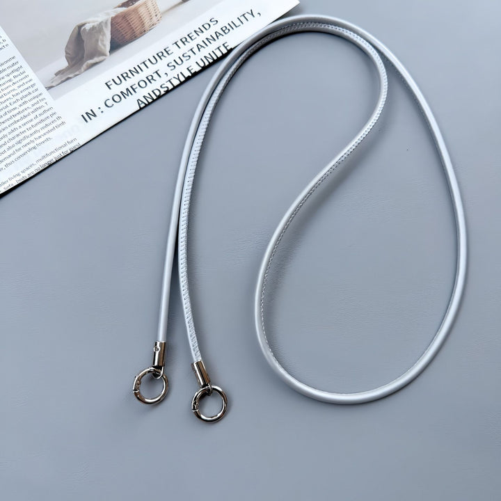 Premium Double-Ring Leather Lanyard Kalsten