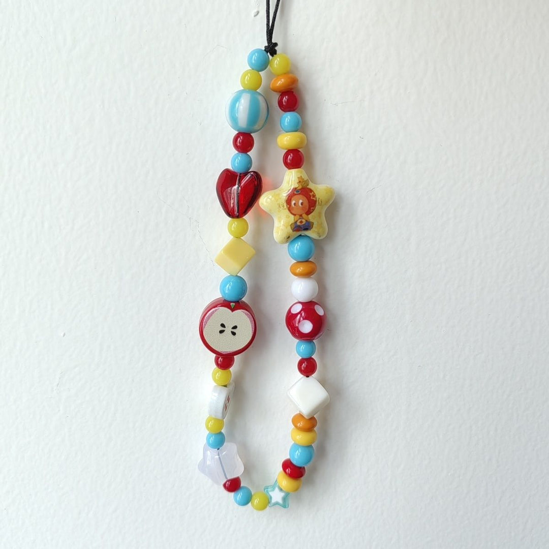 Funky Beaded Charm Lanyard Kalsten