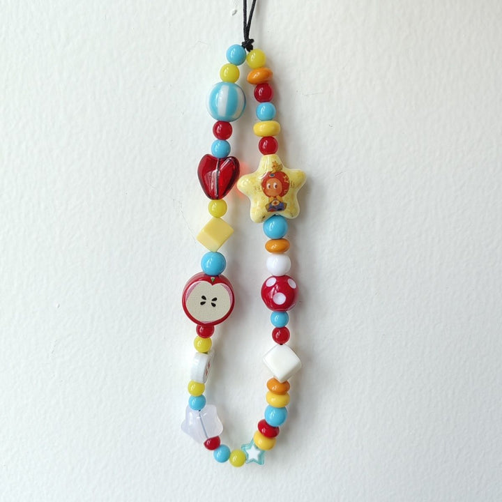 Funky Beaded Charm Lanyard Kalsten