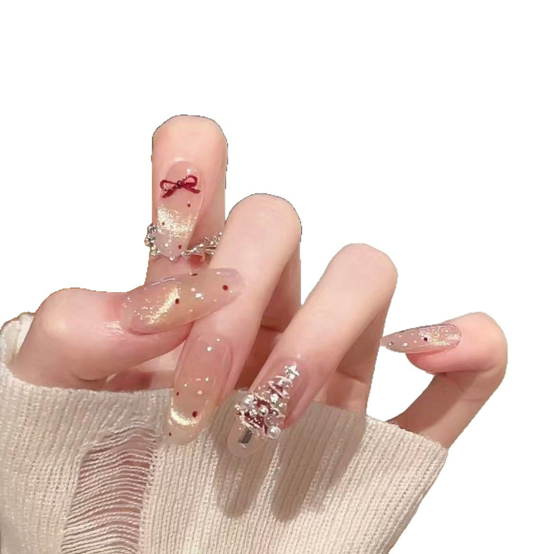 Elegant Glittery Nail Art Kalsten