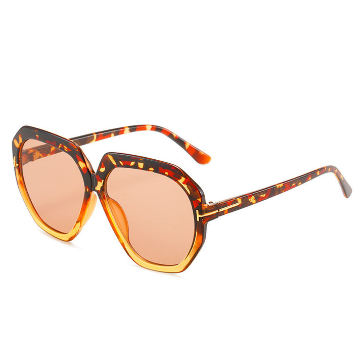 Fashion-Forward Oversized Hexagonal Sunglasses Kalsten