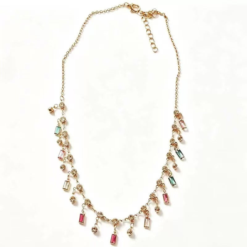 Colorful Charm Statement Necklace Kalsten