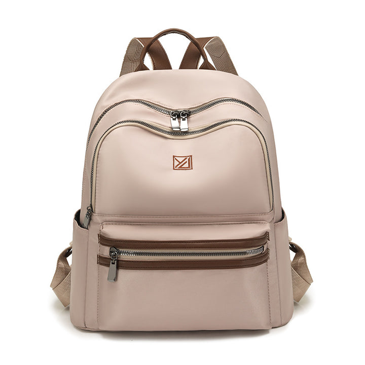 Multi-Compartment Leather Backpack Kalsten