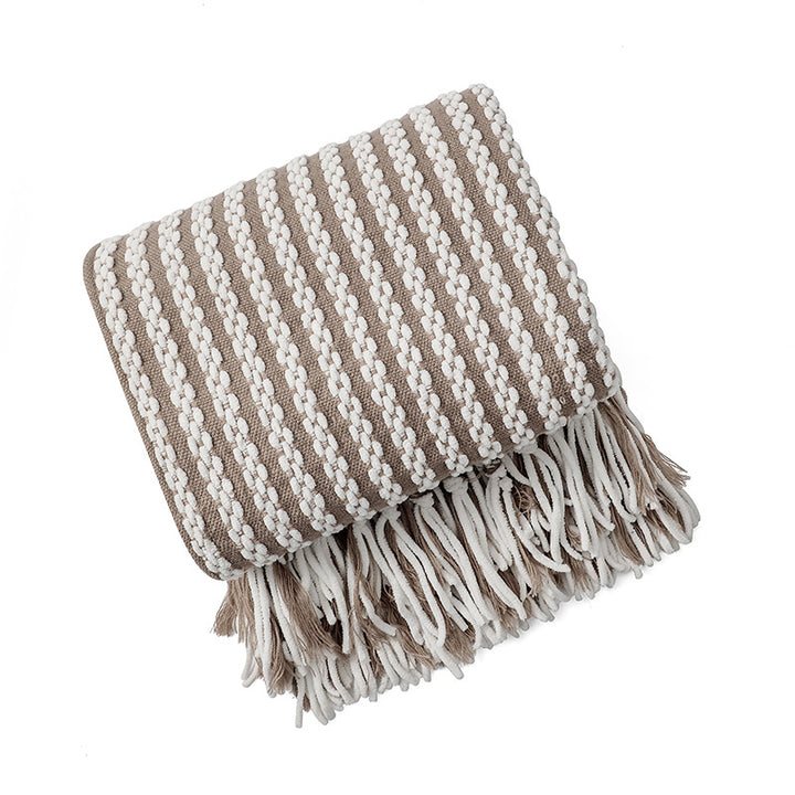Textured Weave Throw Blanket