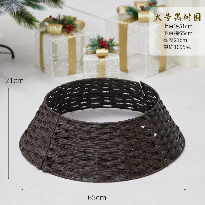 Decorative Woven Christmas Tree Base