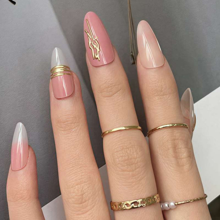 Elegant Gradient Press-On Nails Kalsten
