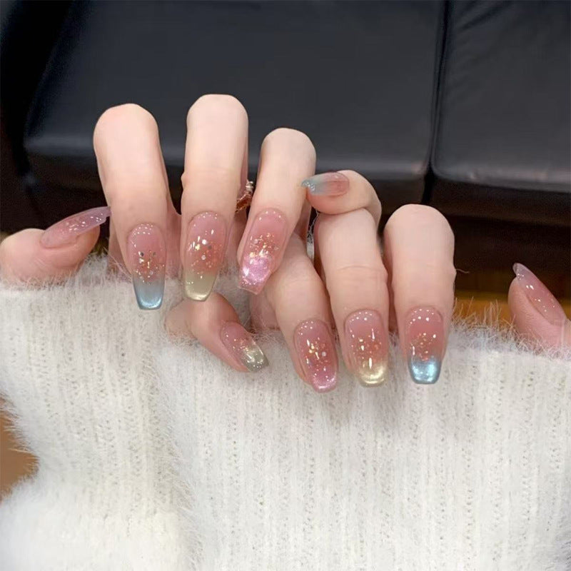 Glossy Ombre Press-On Nail Set Kalsten