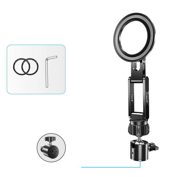Unisex Ring Light Mount with Flexible Joint Kalsten