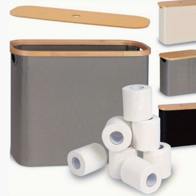 Multifunctional laundry storage box with bamboo lid Kalsten