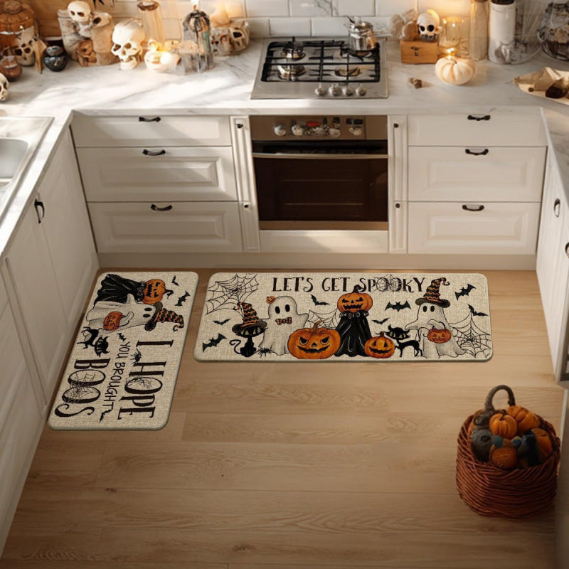 Halloween-Themed Kitchen Runner Mat