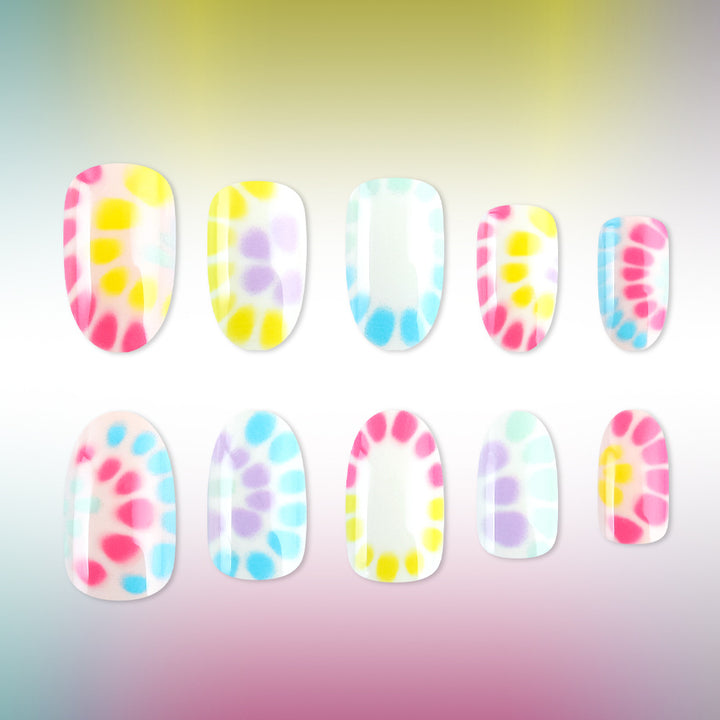 Artistic Watercolor Nail Art Kalsten