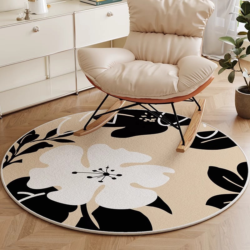 Round Decorative Area Rug for Home Decor