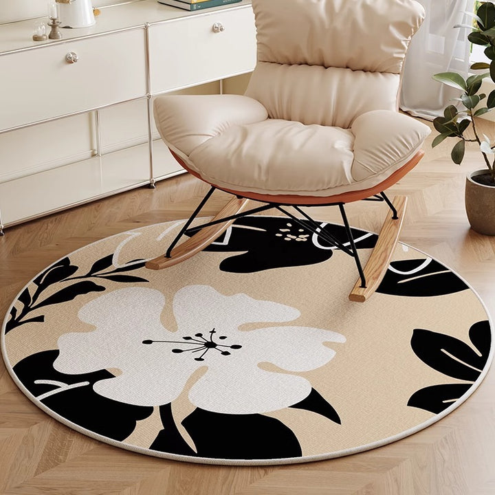 Round Decorative Area Rug for Home Decor