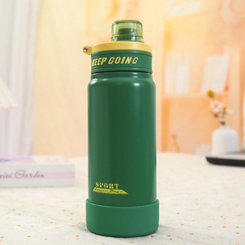 Insulated sports drinking bottle with leak-proof lid Kalsten