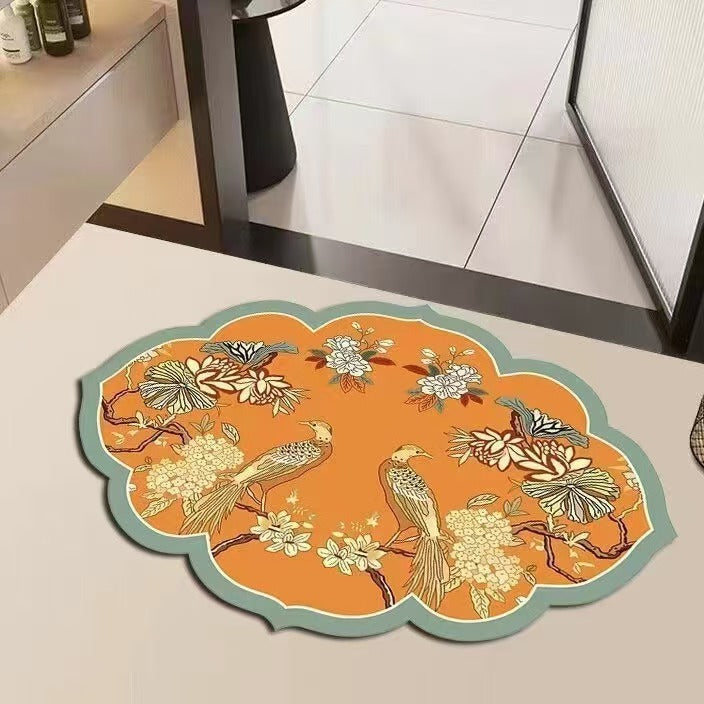 Floral Pattern Area Rug
