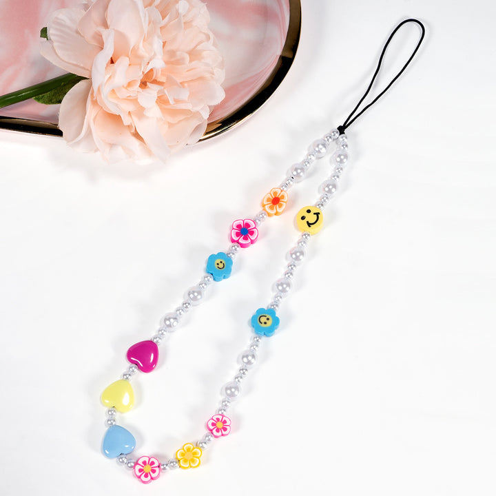 Beaded Smile Face Eyewear Chain Kalsten