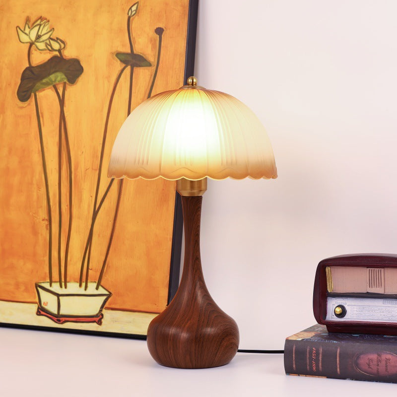 Vintage Glass Table Lamp