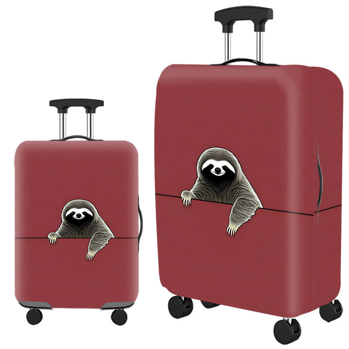 Unisex hard shell suitcase with a playful cat design Kalsten