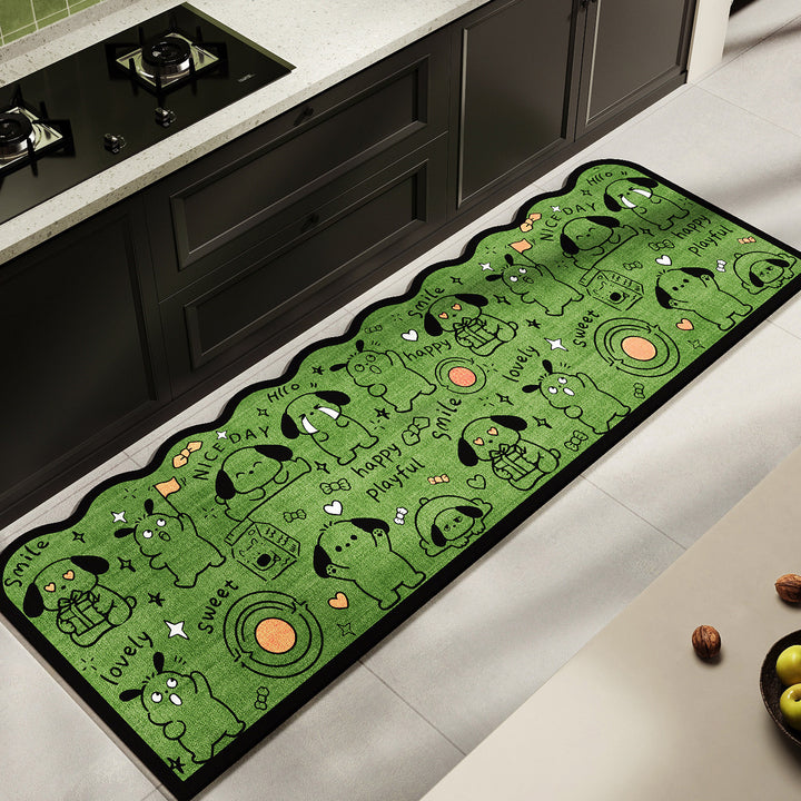 Fun-Themed Kitchen Runner Mat Kalsten