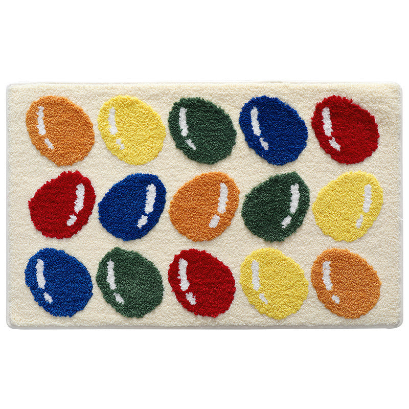 Plush Textured Bath Mat Kalsten