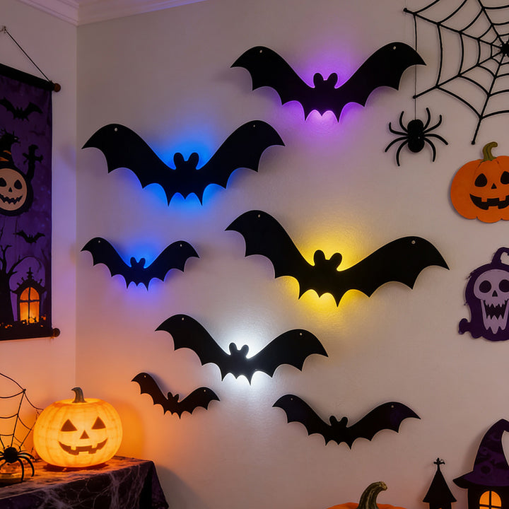 Decorative LED Wall Bats