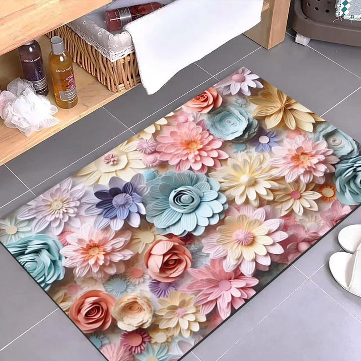 Floral Pattern Mat