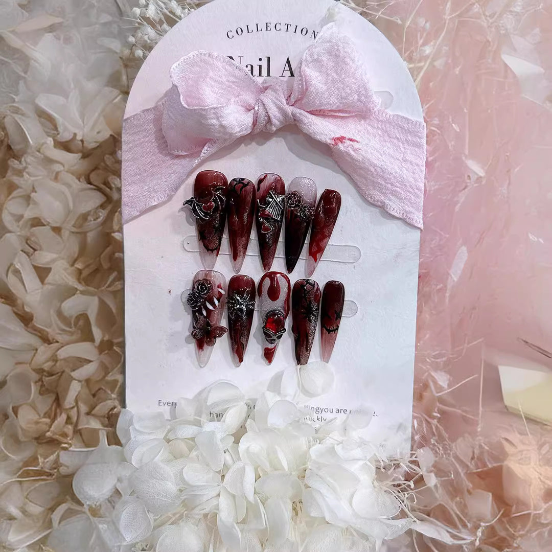 Artistic Press-On Nail Set