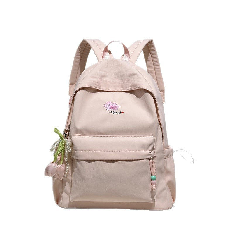 Elegant Floral Embellished Backpack Kalsten