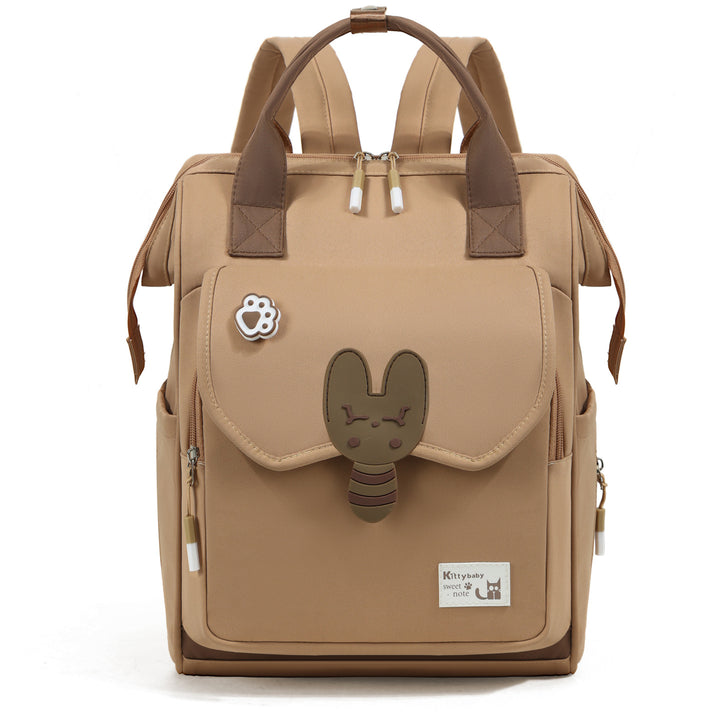 Cute Character Multi-Pocket Diaper Backpack Kalsten