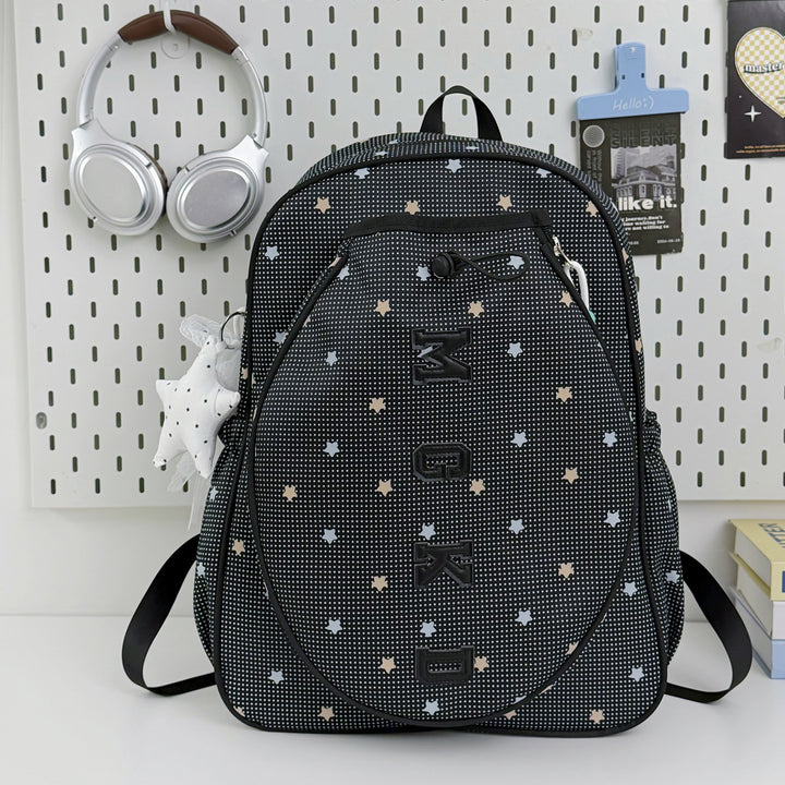 Star-Patterned Casual School Backpack Kalsten