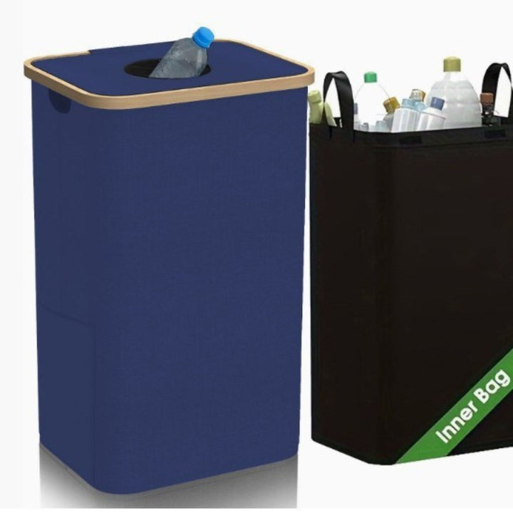 Multifunctional laundry storage box with bamboo lid Kalsten