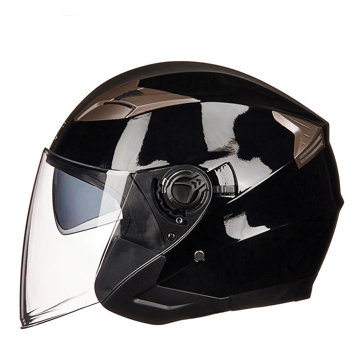Full-Face Motorcycle Helmet with Integrated Visor Kalsten