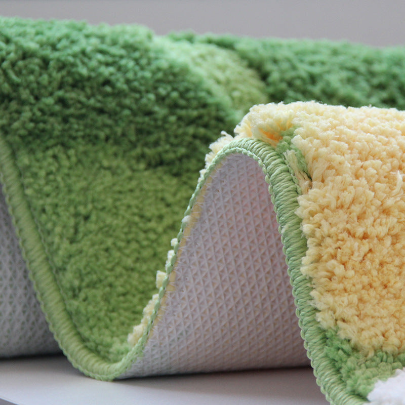 Decorative Fruit-Themed Bath Mat Kalsten