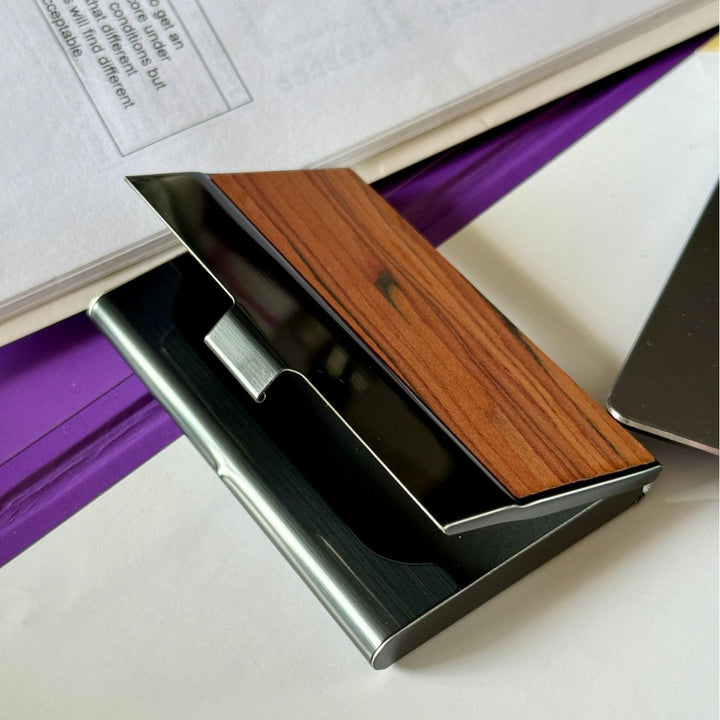 Wooden Credit Card Holder