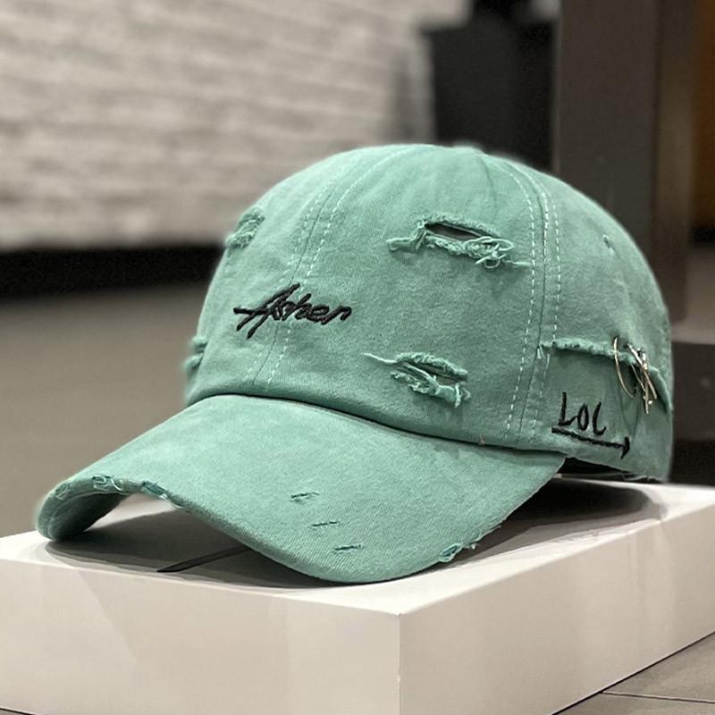 Men's Distressed Denim Cap Kalsten