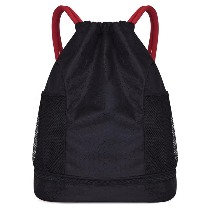 Lightweight Hexagonal Pattern Drawstring Backpack Kalsten