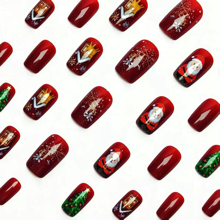Festive Christmas Themed Nail Art Kalsten