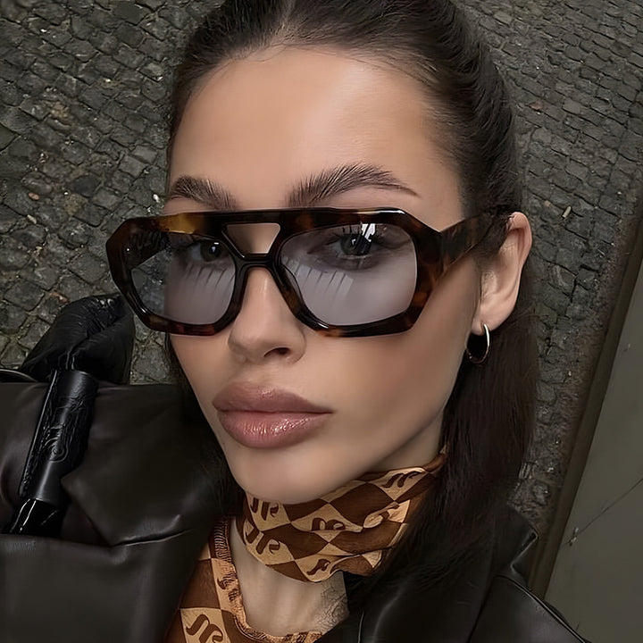 Women's geometric sunglasses with luxurious design Kalsten