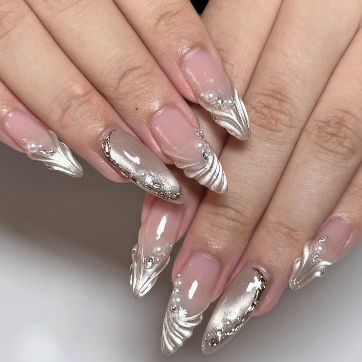 Elegant Sculpted Nail Art Extensions Kalsten