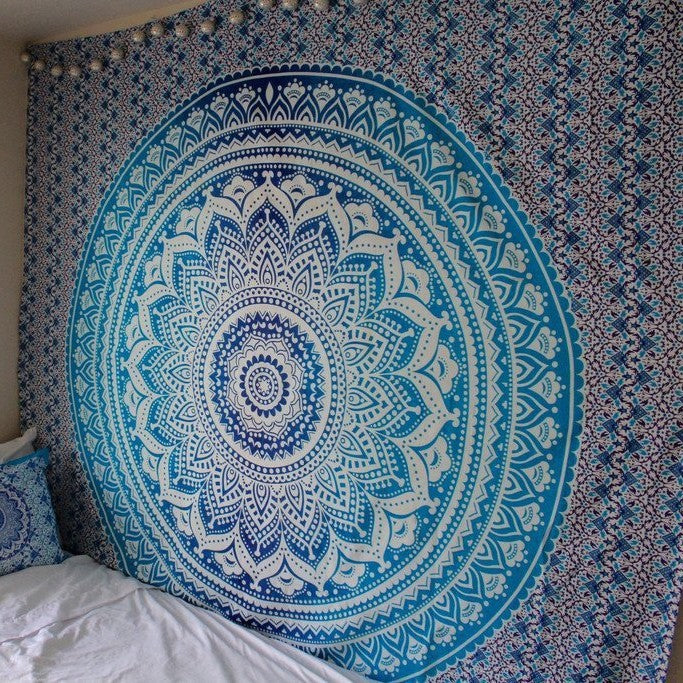 Mandala-Themed Wall Tapestry