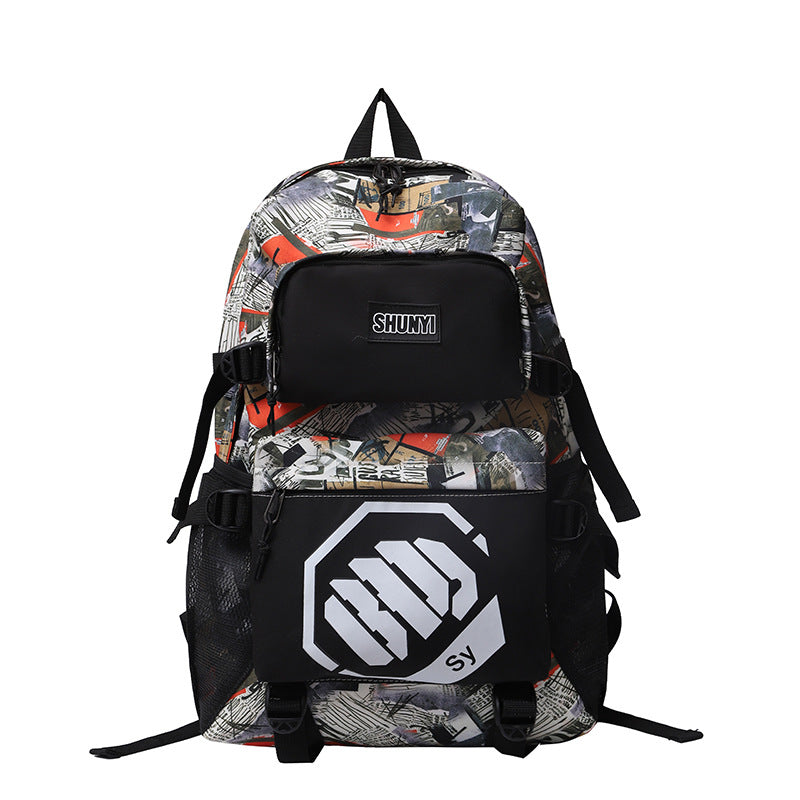 Graphic Print Backpack
