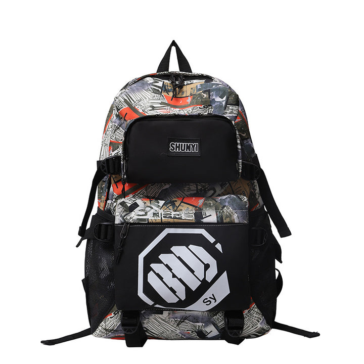 Graphic Print Backpack