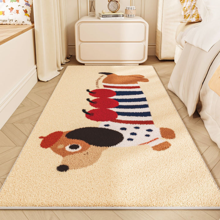 Cute Dog-Themed Area Rug