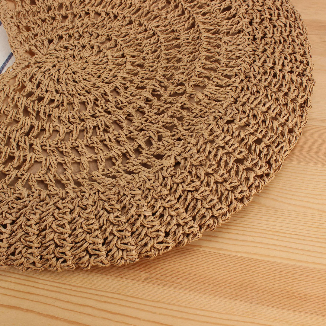 Hand-knotted tote bag with intricate wave pattern Kalsten